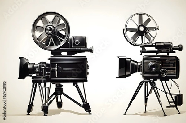 Obraz A camera on a camera Generative AI