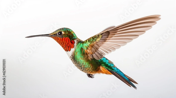 Obraz hummingbird in flight. Generative Ai. 