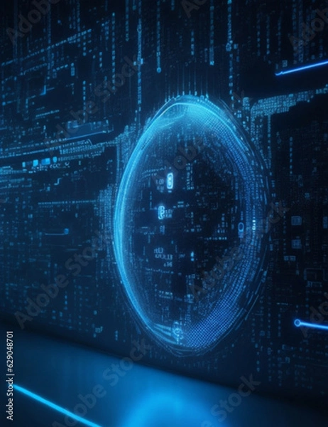 Fototapeta Cybersecurity shield 1