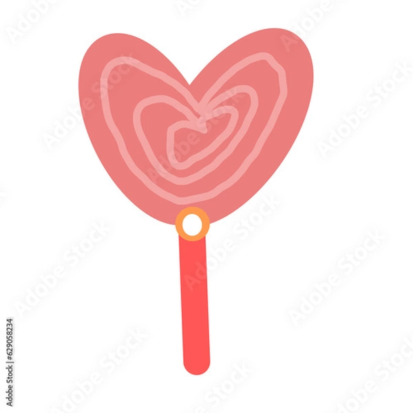 Obraz heart shaped lollipop