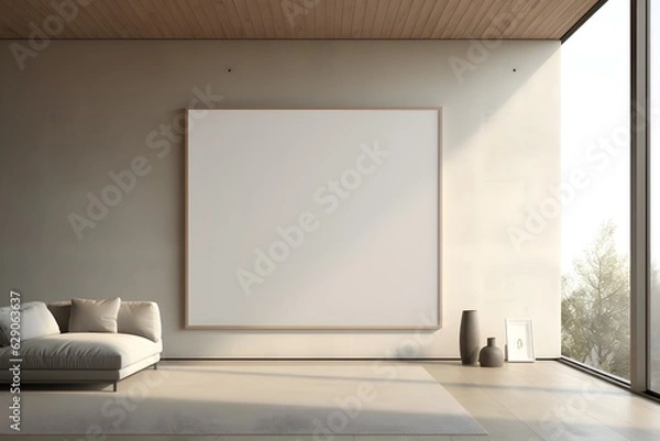 Obraz Neutral and Artistic Display, generative, ai