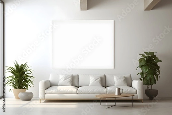 Obraz Centered and Elegant Frame, generative, ai