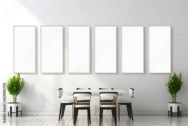 Obraz Sophisticated and Neutral Frame, generative, ai