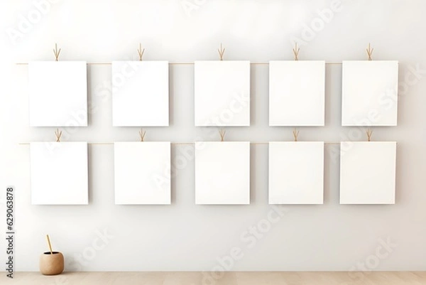 Obraz Minimalist Frame Presentation, generative, ai