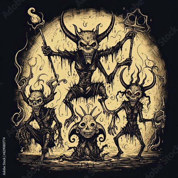 Fototapeta Summoned Demons