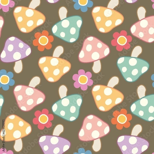 Obraz background, pattern, design, white, cute, vector, cartoon, animal, nature, blue, texture, textile, fabric, illustration, leaf, ornament, print, spring, summer, blossom, backdrop, colorful, art