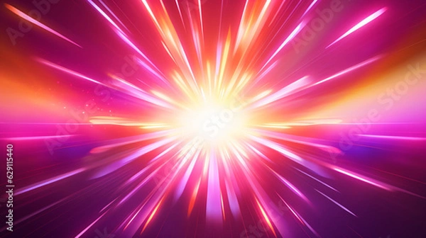 Obraz 放射状の背景