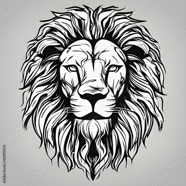 Obraz Lion head vector