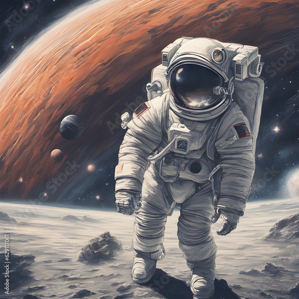 Obraz astronaut in space