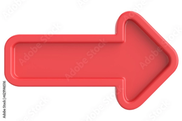 Fototapeta Next button. Continue button. 3D illustration.