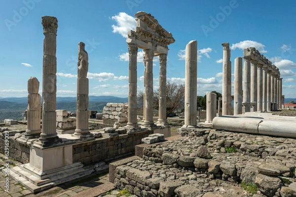 Obraz pergamon asklepion temple ruins