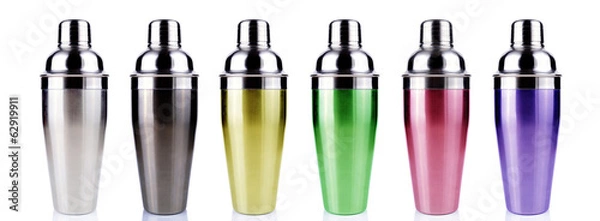 Obraz Cocktail shaker. Isolated on white background