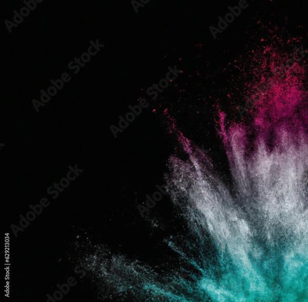 Obraz An explosion of colored powder