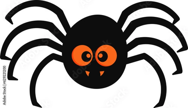 Obraz spider spooky halloween vector