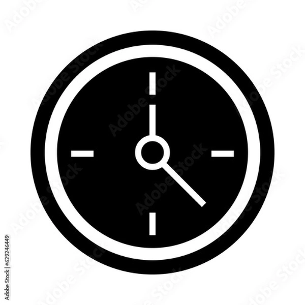 Fototapeta clock icon