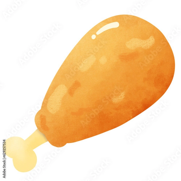 Fototapeta Fried chicken 