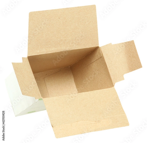 Fototapeta Small Empty Grocery Box