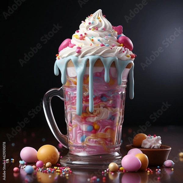 Obraz ice cream and sweets