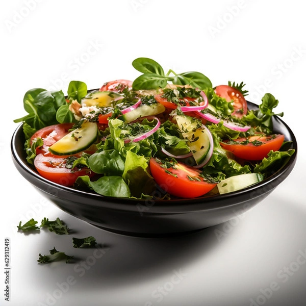 Obraz salad blank background-2