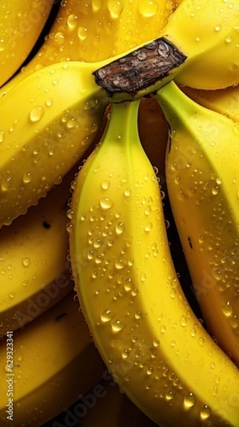 Obraz bananas on a plate