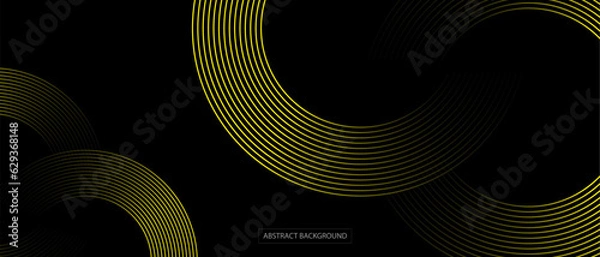 Fototapeta abstract line background geometric circle vector eps 10