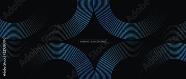 Obraz abstract line background geometric shape with space area vector eps 10