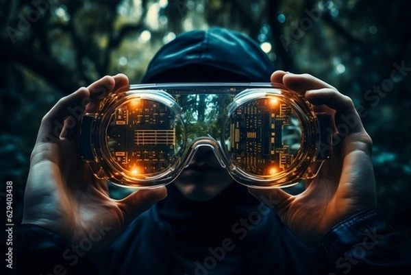 Fototapeta Future Tech Exploring Speculative Fiction, Generative AI