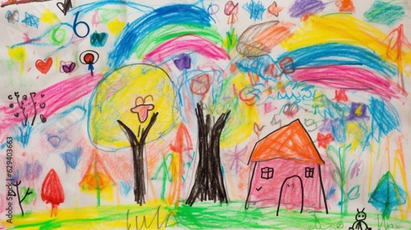 Obraz 子供が描いたような絵