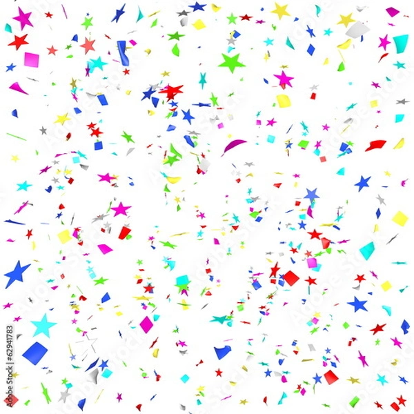 Obraz Colored paper in flight