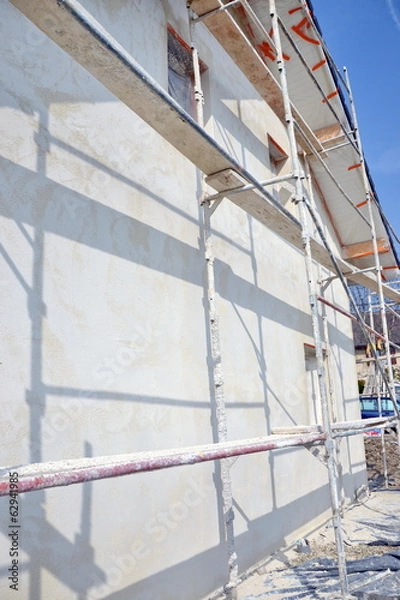 Obraz échaffaudage pour travaux