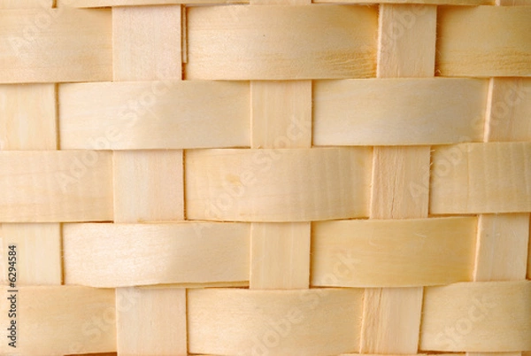 Fototapeta Side of Woven Basket