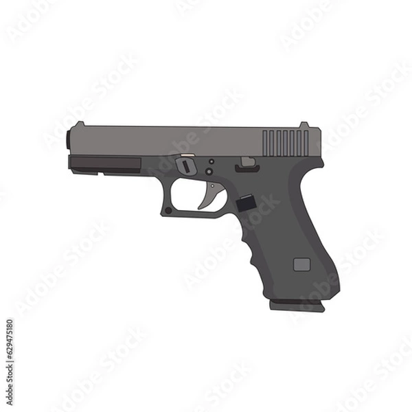 Obraz GLOCK 17 Firearm GLOCK 19 9×19mm Parabellum, Handgun, airsoft, handgun, weapon vector