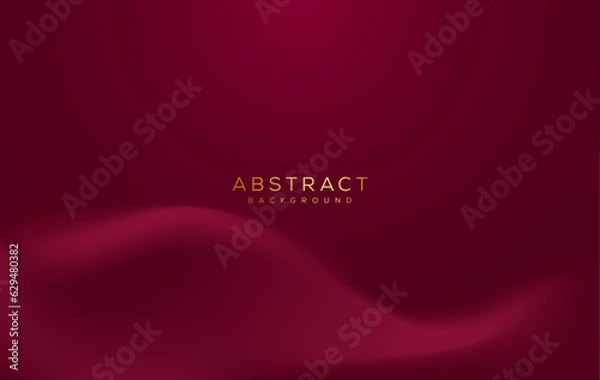 Fototapeta luxury red background with wave
