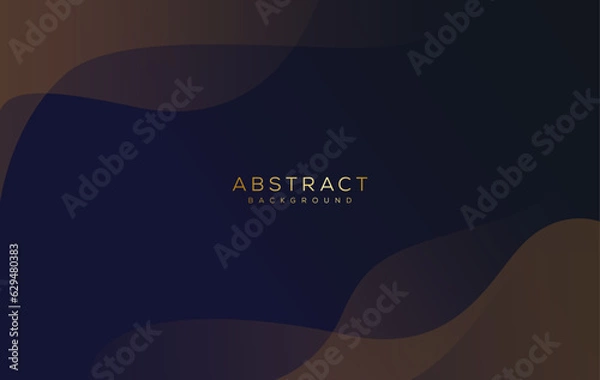 Fototapeta luxury abstract background with waves