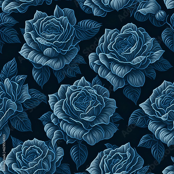 Fototapeta Enchanting Noir Roses!