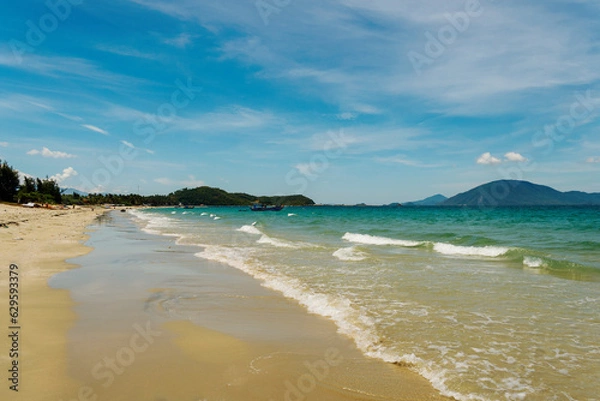 Obraz beach with sky