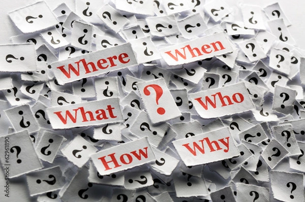 Obraz question marks