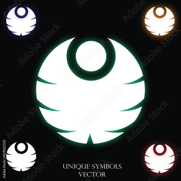 Obraz Vector Abstract Symbol Sine