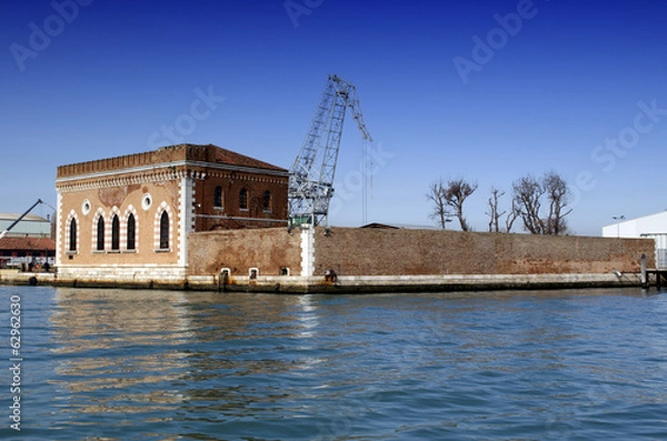 Obraz Shipyard building in Venice