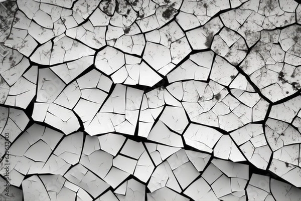 Fototapeta cracked wall texture