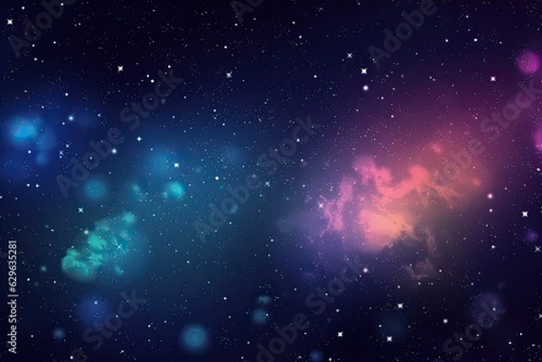 Obraz starry night sky