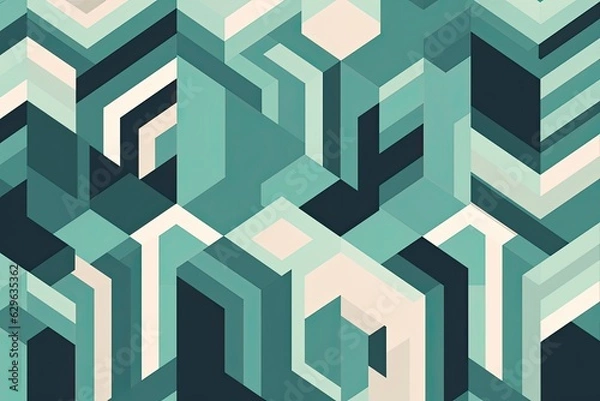 Fototapeta abstract geometric background with triangles