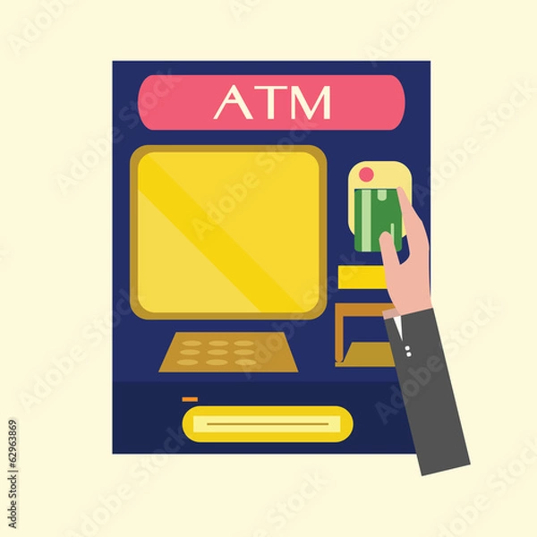 Obraz ATM,machine.