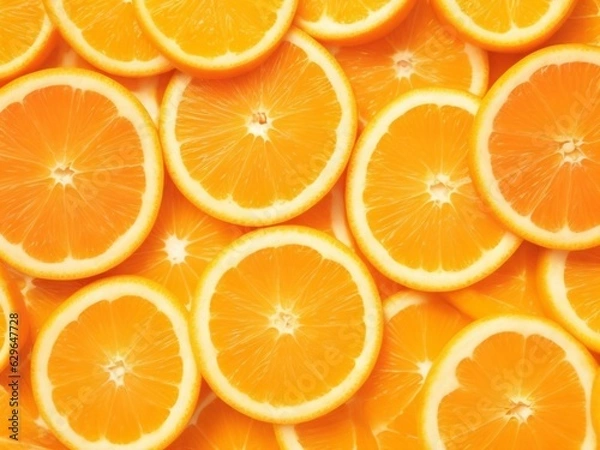 Fototapeta orange slices background