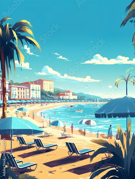 Obraz Cannes: Where Glamour Meets the Mediterranean