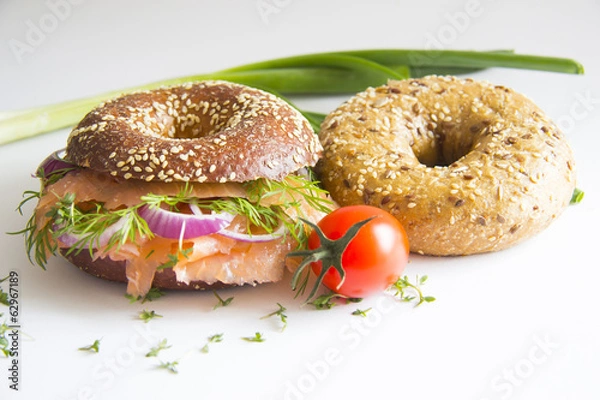 Obraz belegte Bagel