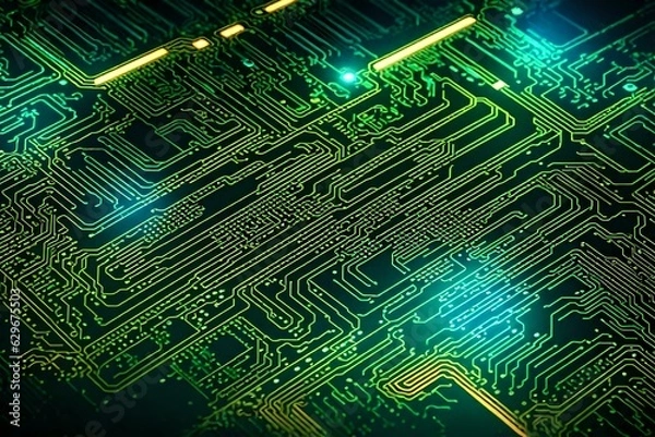 Obraz circuit board background