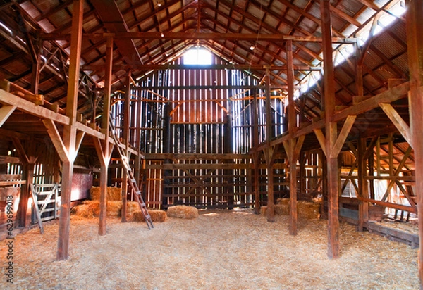 Fototapeta barn interior