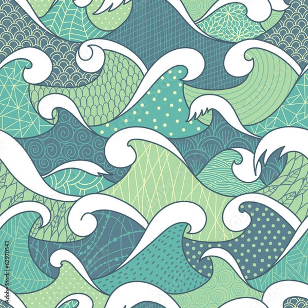 Obraz Sea seamless pattern