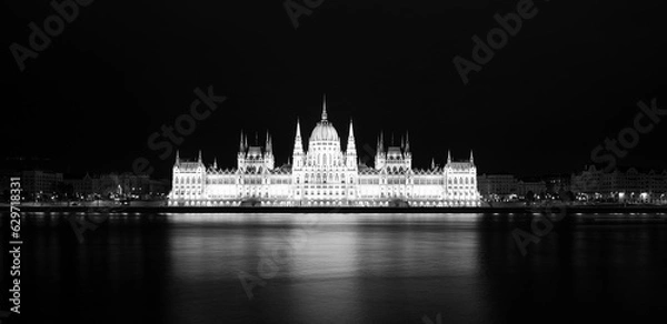 Obraz Hungarian house of parliament, beautiful architecture of Budapest